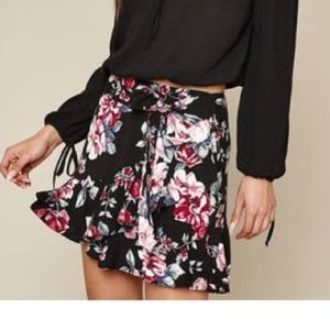 La Hearts ruffle skirt pacsun